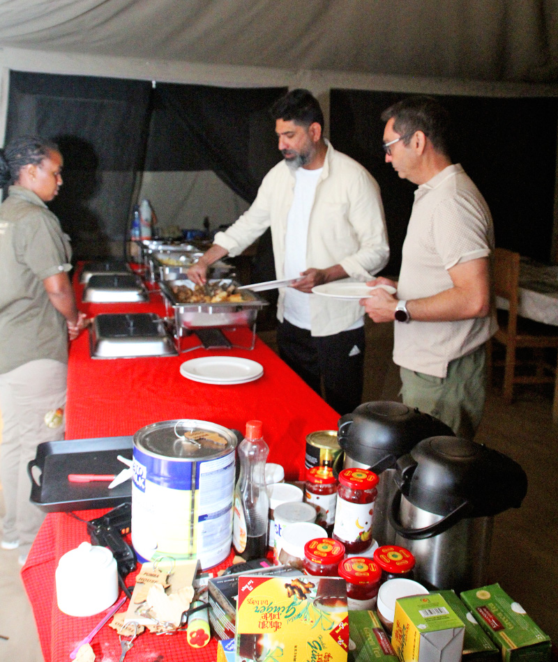 At Robin Safari Camp Serengeti